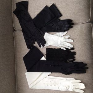 Lot of 6 pairs vintage gloves